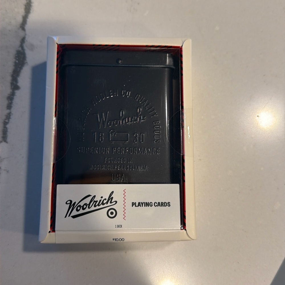 Target x Woolrich Playing Cards